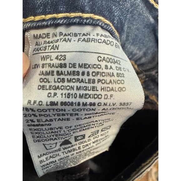 Signature By Levi Strauss Totally Shaping Bootcut Women’s Jeans Size 16 Blue Den - Picture 8 of 8